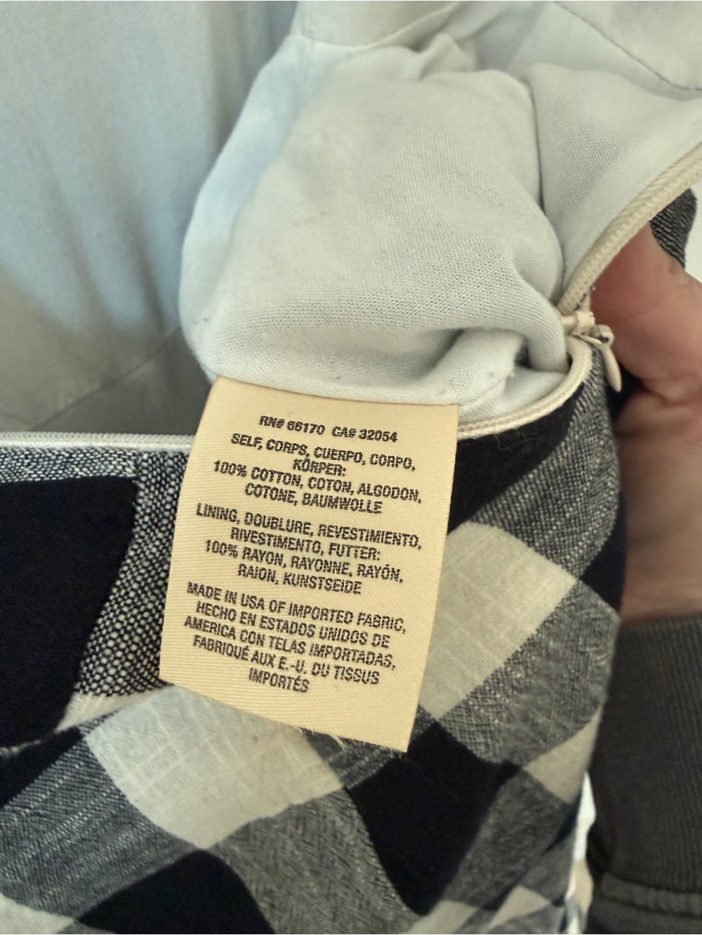 If By Sea (Anthropologie) - Gingham tie-waist jumpsuit -Sz Small- w/small Flaw - Picture 11 of 16